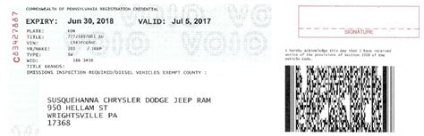 If you are on active duty in the military, or you are a hospitalized or bedridden veteran, you can register at any time. Susquehanna Chrysler Dodge Jeep Ram | New Dodge, Chrysler ...