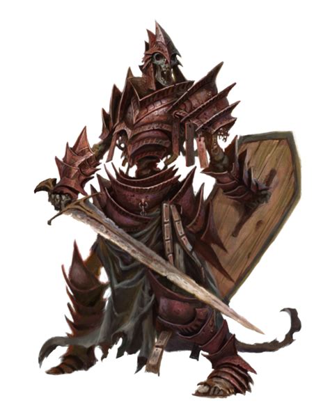 Skeleton Champion Fighter Pathfinder Pfrpg Dnd Dandd 35 5th Ed D20