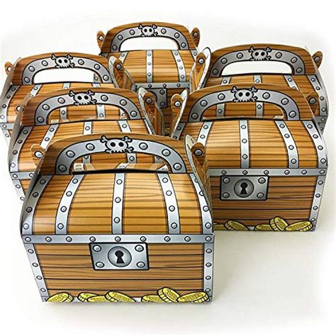 Best Treasure Chest Party Favors For A Pirate Themed Birthday Party