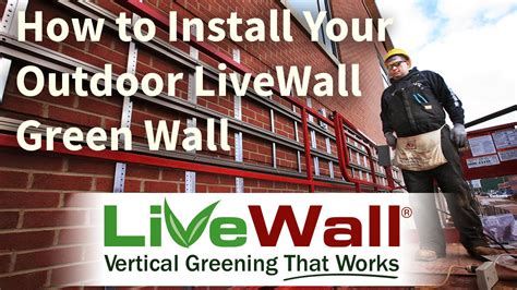 Livewall How To Install A Professional Living Wall System Youtube