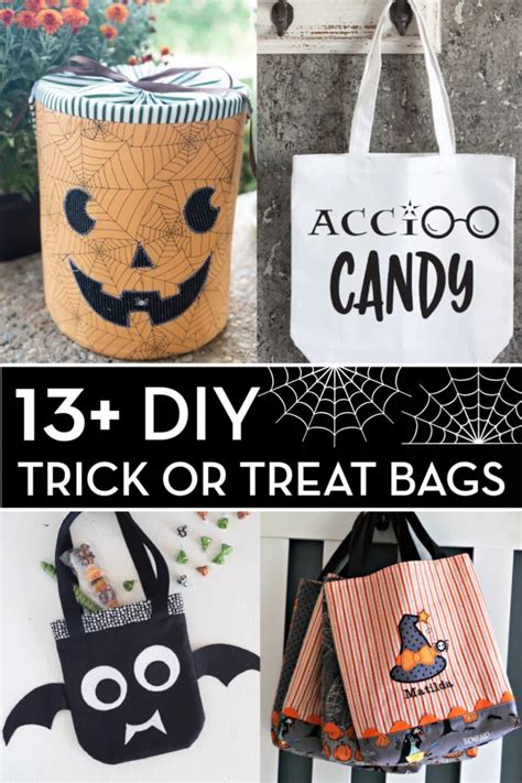 13 Cute Diy Trick Or Treat Bags Polka Dot Chair Trick Or Treat