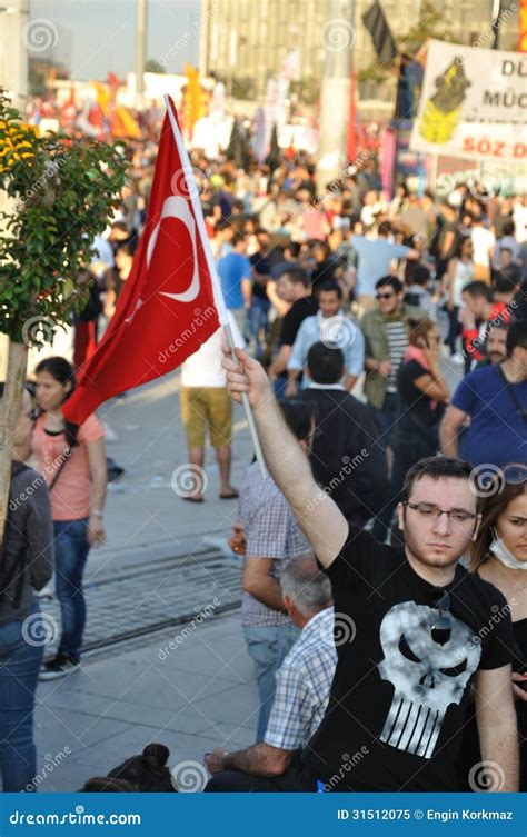 Gezi Park Protests In Istanbul Editorial Image Image Of Mall Banner