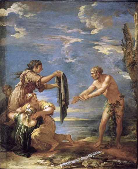 Odysseus And Nausicaa Salvator Rosa Pd Art Grecia Antigua Mitolog A Pinturas