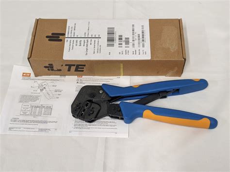 Te Connectivity Pro Crimper 58433 3 Hand Ratcheting Crimping Tool Die