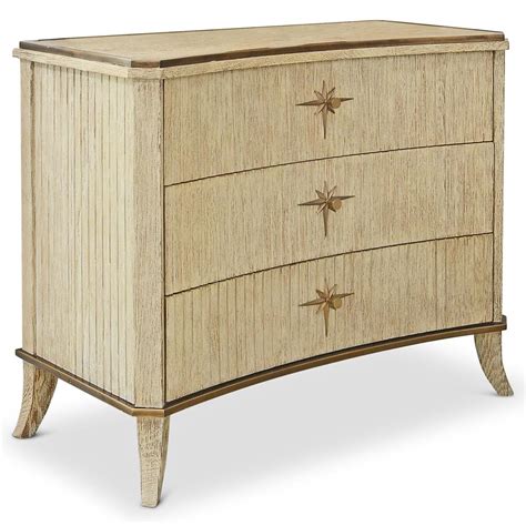 Designer shoes on sale · shop designer brands Atticus Mid Century Brass Stars White Oak 3 Drawer Curved ...