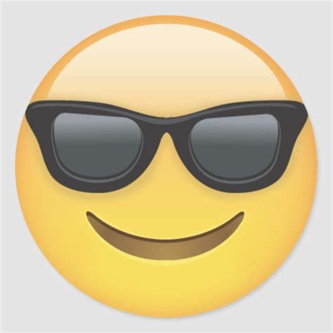 Cool Sunglasses Emoji Dude Stickers In 2020 Cool
