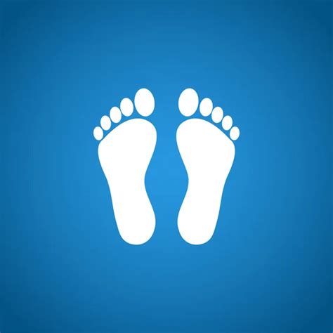 Human Feet Icon Stock Vector Image By Simva