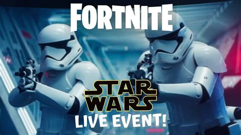 Fortnite Star Wars Live Event Youtube