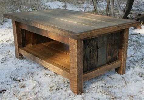 Rustic Reclaimed Coffee Table Wood Table Diy Rustic Coffee Tables