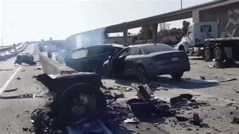 Driver Dies Following Fiery Tesla Model X Crash On Us Hwy 101 In