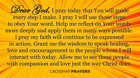 Morning Prayer For Gods Guidance