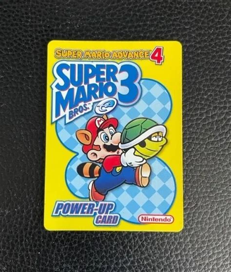 Super Mario Bros 3 Advance 4 E Reader Power Up Card Gameboy Video Game