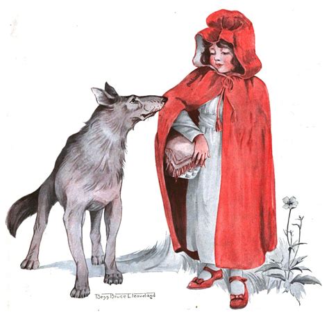 Little Red Riding Hood Cover Illustration From Normal Inst Flickr