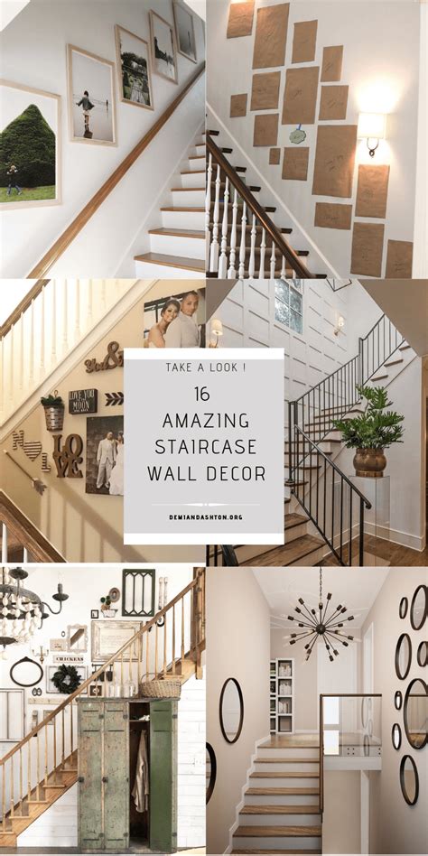 16 Best Staircase Wall Decor Ideas To Make Your Hallway Look Amazing