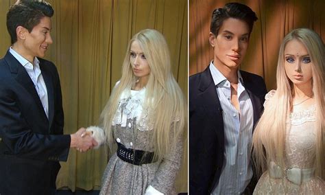 real life barbie and ken valeria lukyanova and justin jedlica meet but hate the sight of each