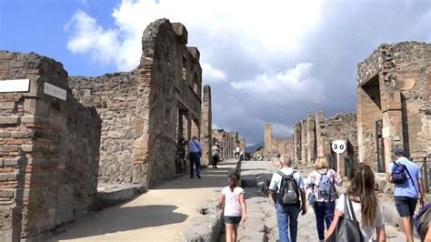 Its major attraction is the ruined ancient roman city of the same name, which was engulfed by mt. Pompeii Tour of the town destroyed by Mount Vesuvius - YouTube
