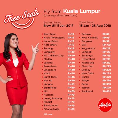 Airasia welcomes 2019 with 1 9 million promo seats airasia newsroom. AirAsia FREE Seats Booking Until 11 June 2017 (Travel: 15 ...