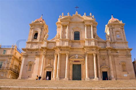 Typical Baroque Church In Sicily Italy Stock Image Colourbox