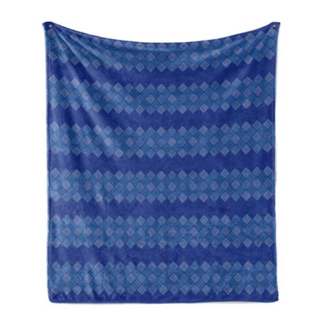 Abstract Soft Flannel Fleece Throw Blanket Diagonal Squares Motif Ebay