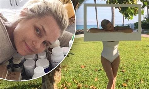 Yolanda Foster Poses In A Swimsuit As She Recovers After Breast Implant