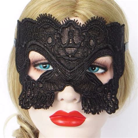 Sexy Women Lace Mask Costume Masquerade Party Mask Fancy Dress Halloween Eye Face Masks Drop