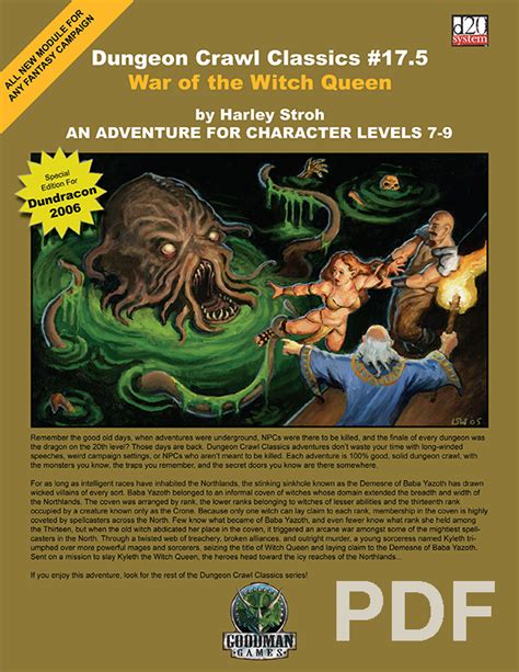 Dungeon Crawl Classics 175 War Of The Witch Queen Pdfgoodman