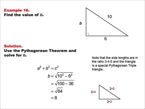Math Example Right Triangles Example 16 Media4math