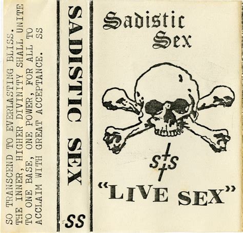 sadistic sex live sex 1986 cassette discogs