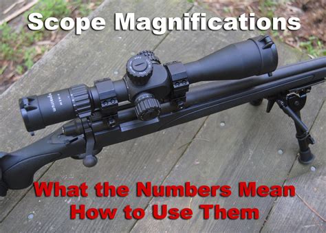 Scope Magnification What The Numbers Mean And How To Use Them