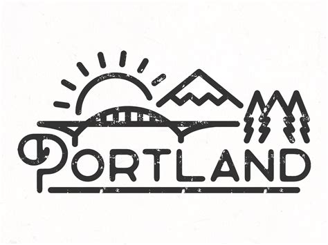 Portland Oregon Sign Vector At Collection Of Portland