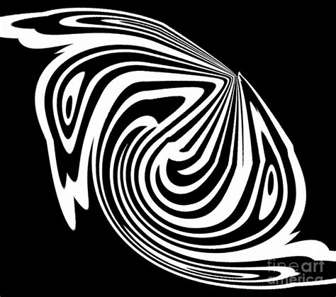 Black White Abstract Swirls Art No320 Digital Art By Drinka Mercep