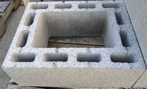 Hollow Concrete Chimney Block 17w X 8h X 21 L For 8 X 12 Flue