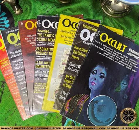 1970 S Occult Magazine Lot Psychedelic Aleister Crowley Witchcraft Vintage Wicca 5 50 Picclick
