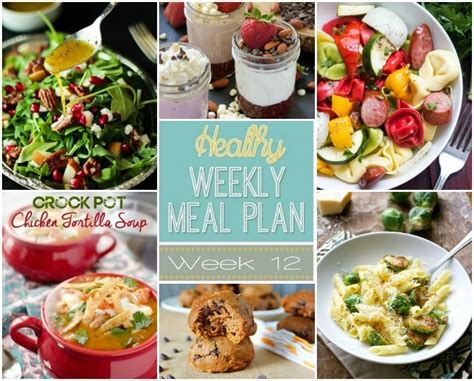 The best healthy breakfast lunch and dinner chart the best. Healthy Weekly Meal Plan #12