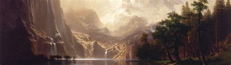 Albert Bierstadt Mt Rainier From The Southwest Painting Reproduction