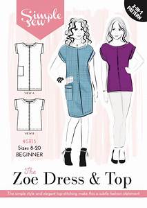Premium Pattern Simple Sew Zoe Dress And Top