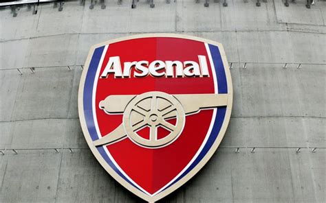 The new arsenal logo also included the inscription arsenal in the gothic style, turned to the west, and the coat of arms of the london area of islington. Download wallpapers Arsenal FC Emblem, Emirates Stadium ...