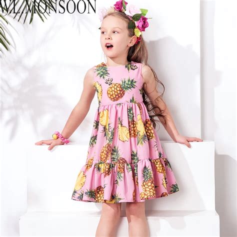 Buy Wlmonsoon Girls Summer Dress Toddler Clothes