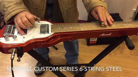 Morrell Custom Series 6 String Lap Steel Guitar Made In Usa Youtube