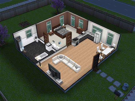 Give spaces beneath steep rooflines added headroom, light and charm with the addition of a shed dormer window. Sims Freeplay Floor Plan Ideas