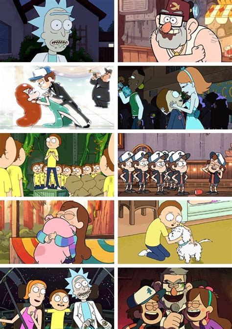 Gravity Falls Rick And Morty Parallels Morty Smith Rick Sanchez