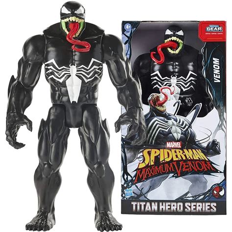 Action Figure Venom Spider Man Maximum Venom Titan Hero Series Marvel