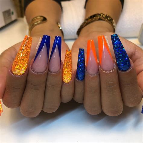 Never buy a product that contains mma monomers since it is hazardous to your health. "Neon Orange" and "Royal Blue" with matchning glitter👌🏼 # ...