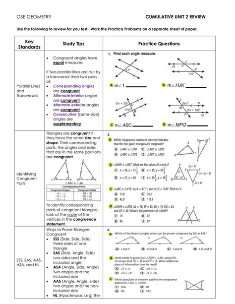 Triangles worksheets and online activities. Unit 6 Relationships In Triangles Gina Wision / Gina ...