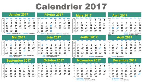 Calendrier 2017 Avec Numéros De Semaines Young Planneur