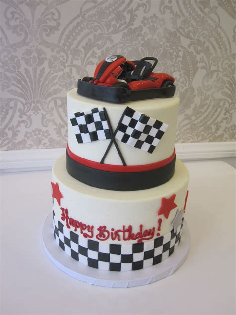 Go Kart Cake By Vanilla Bake Shop Racing Cake Cars Birthday Cake