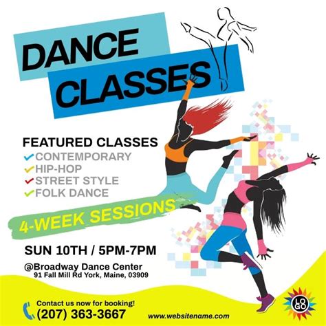 Dance Classes Instagram Post Class Poster Design Dance Poster Dance