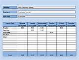 Employee Payroll Spreadsheet Template Pictures