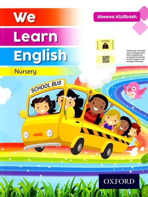 We Learn English Oxford Book For Nursery By Sheena Kizilbash Pak Army