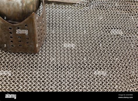 Medieval Knights Armor Mail Frame Texture Of Chainmail Of A Medieval